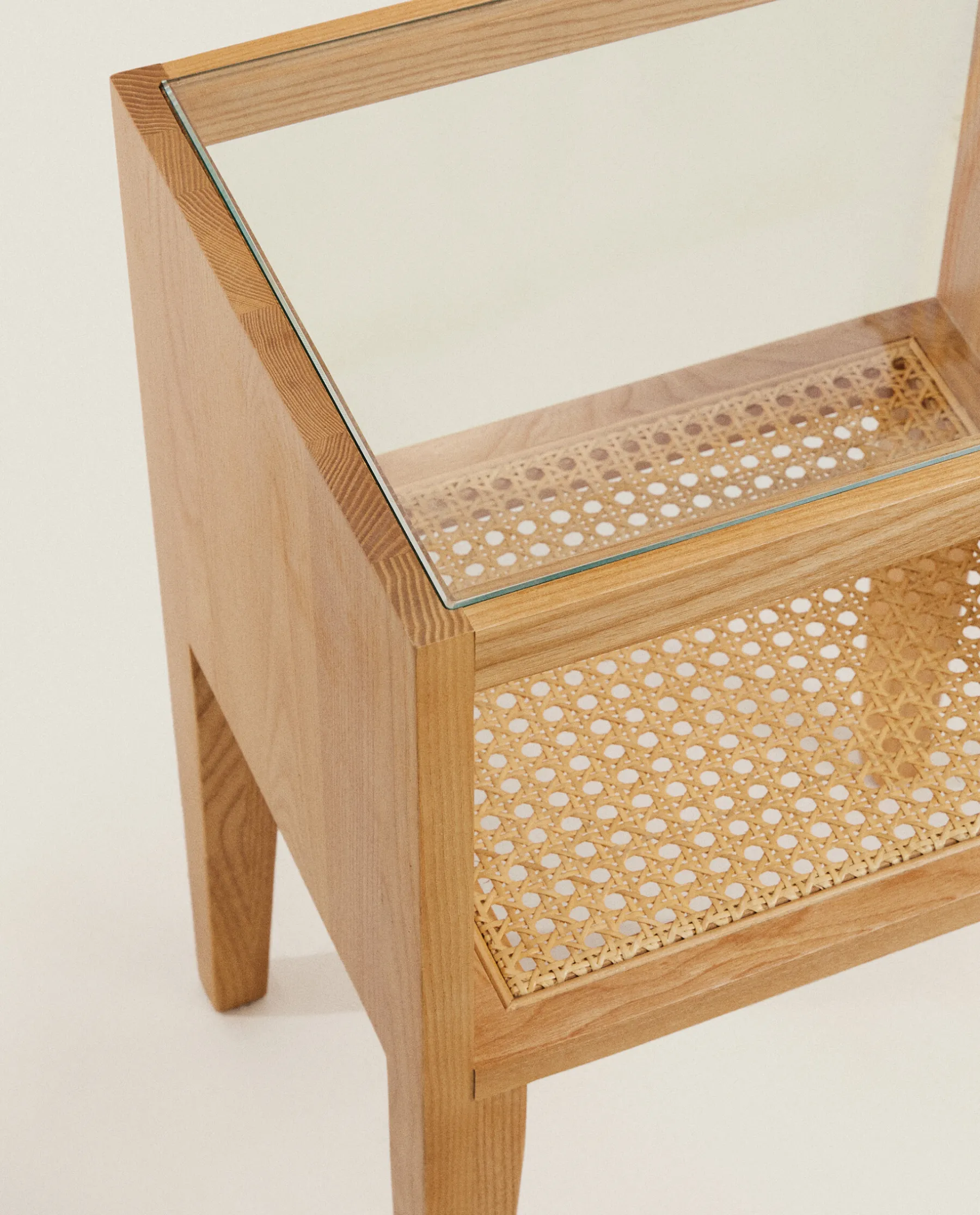 ZARA Home Wooden Bedside Table