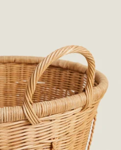 ZARA Home Woven Rattan Basket