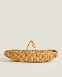 ZARA Home Woven Rattan Hamper