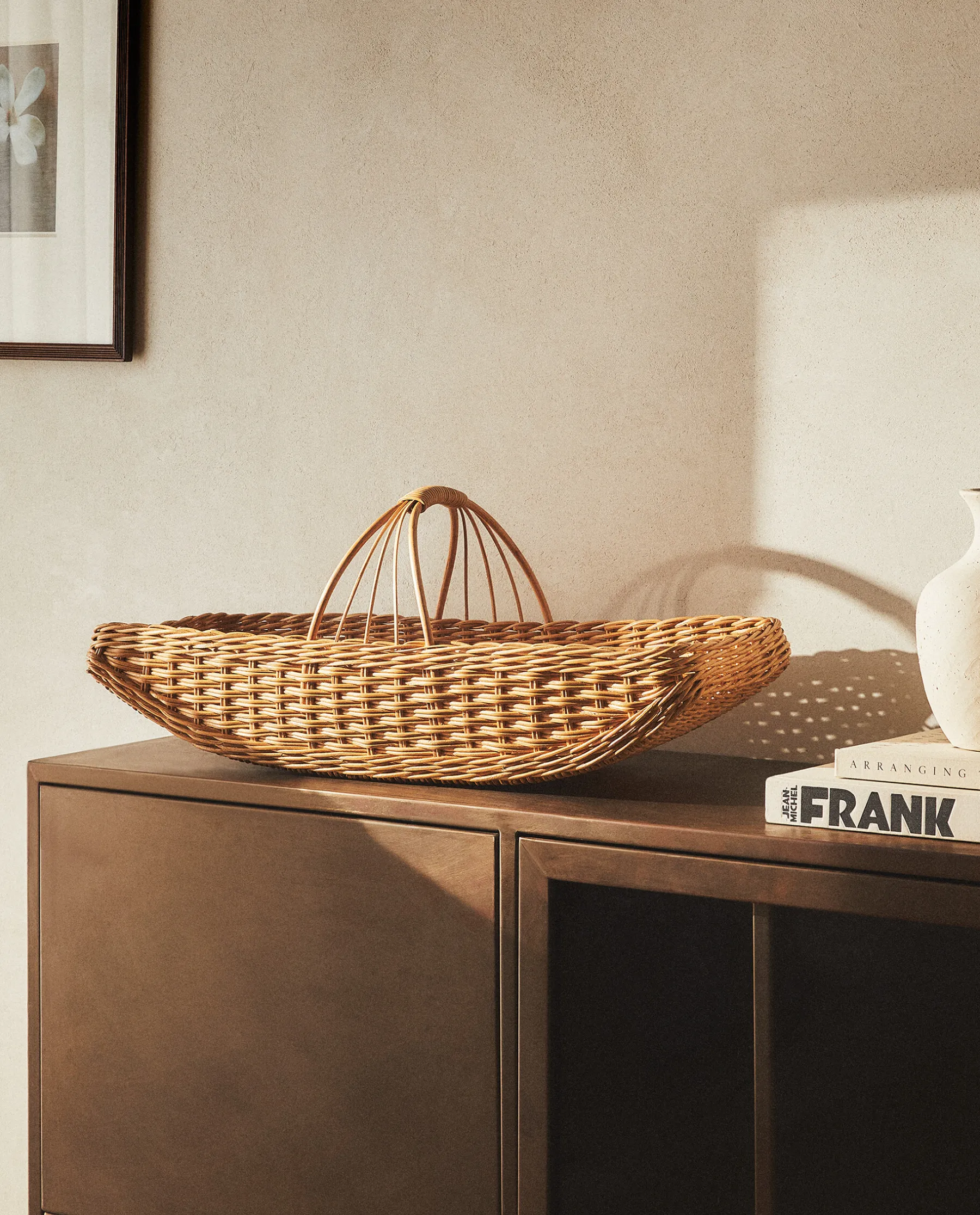 ZARA Home Woven Rattan Hamper