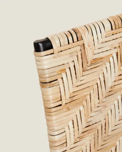 ZARA Home Woven Rattan Metal Chair